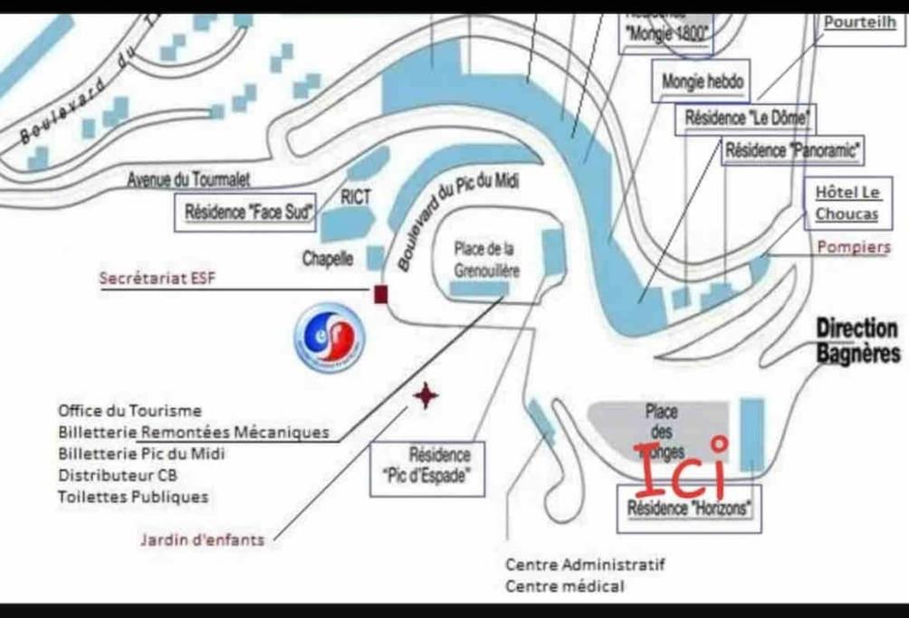 Appt Chaleureux 2 - 4 Personnes Au Pied Des Pistes - Draps Et Linges De Toilette Non Fournis - Menage Non Inclus Apartment La Mongie Exterior photo